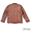 steer hide leather jacket cossack for sale