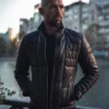 andrew tate black leather jacket