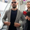 Top G Andrew Tate Grey Wool Blazer - Image 3