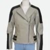 beige and black outfit