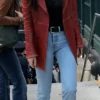 cassandra web maroon jacket