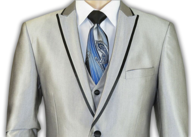 five piece suit tie