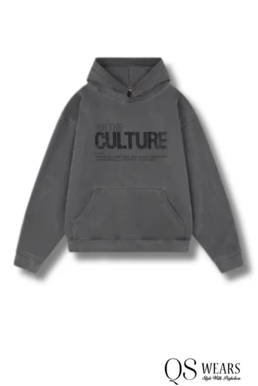 for the culture grey hoodie