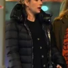 madame web black puffer jacket