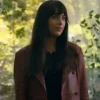 Madame Web Dakota Johnson Coat Style Leather Jacket - Image 3