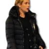 madame web mary parker black puffer jacket