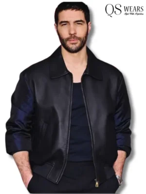 madame web tahar rahim premiere leather jacket