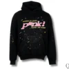 Sp5der Web Pink and Black Hoodie - Image 4