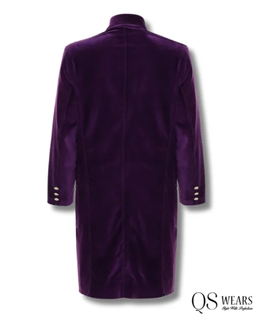 velvet purple coat