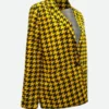 yellow and black coat