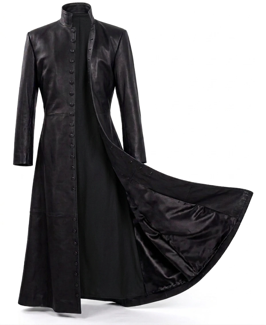 Neo Matrix Trench Coat