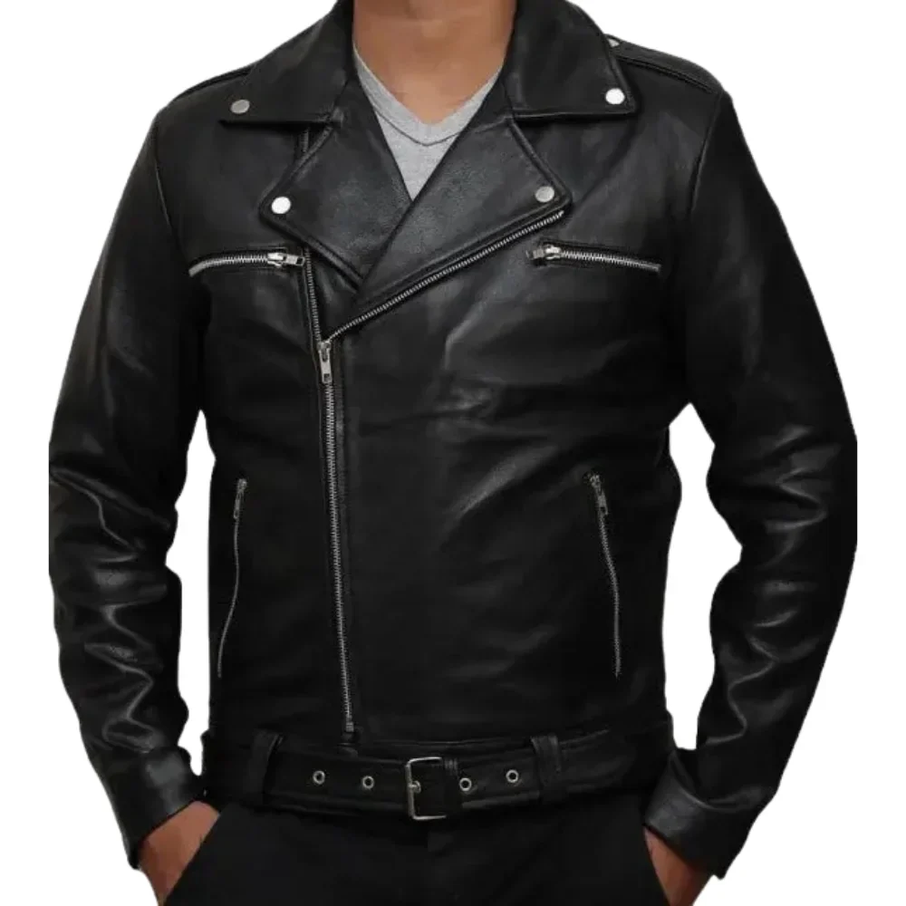 The Walking Dead Negan Biker Jacket - Image 3