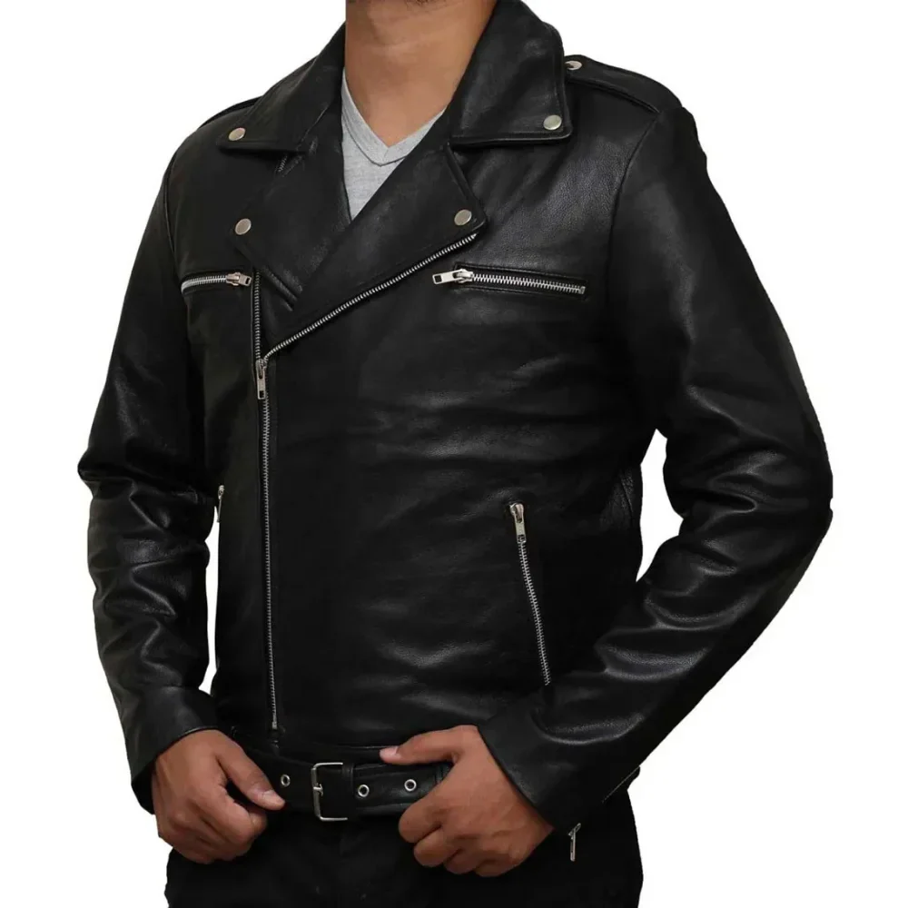 The Walking Dead Negan Biker Jacket - Image 4