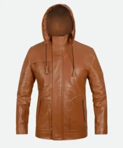 tom cruise mission leather hooded jacket