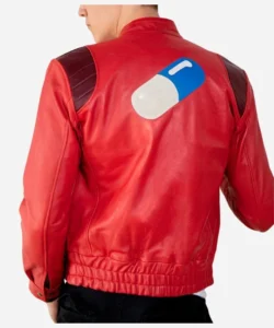akira kaneda red leather jacket back