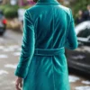 dark turquoise coat