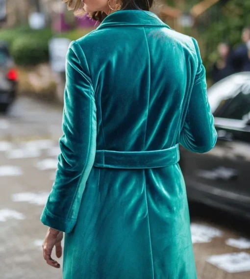 dark turquoise coat