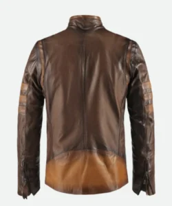 men wolverine leather jacket back