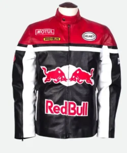 red bull leather racing jacket