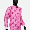 ryan gosling pink bomber jacket side