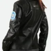 Top Gun Charlie Black Leather Jacket - Image 2