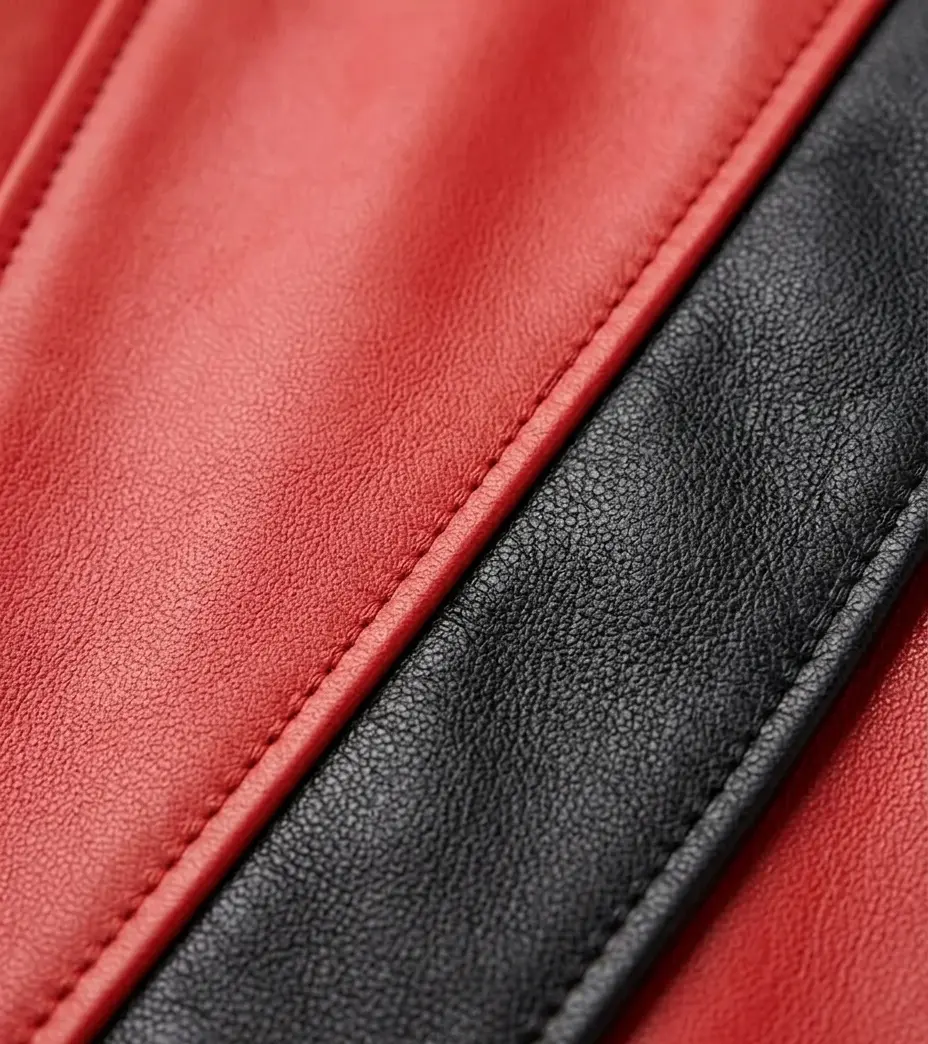 Michael Jackson Thriller Red Leather Jacket (Real Leather) - Image 3