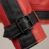 Michael Jackson Thriller Red Leather Jacket (Real Leather) - Image 4
