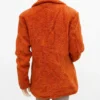 Yellowstone Beth Dutton Orange Fur Coat - Image 2
