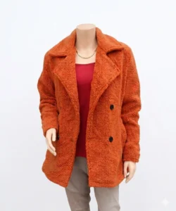 Yellowstone Beth Dutton Orange Fur Coat