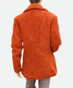 beth dutton orange fur coat back