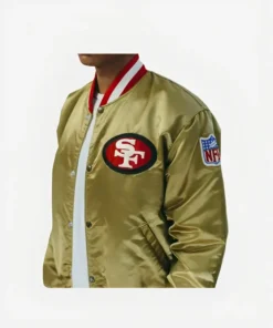 red and gold 49ers jacket