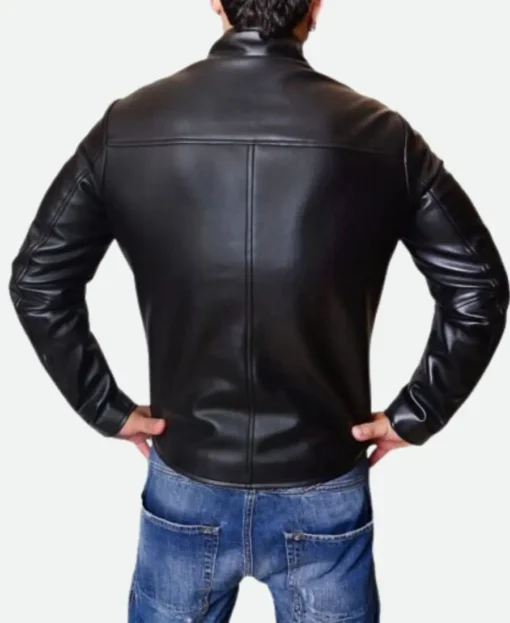 venom leather jacket back