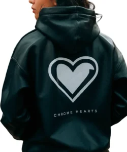 chrome hearts leather hoodie