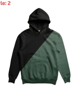 hoodie black and green