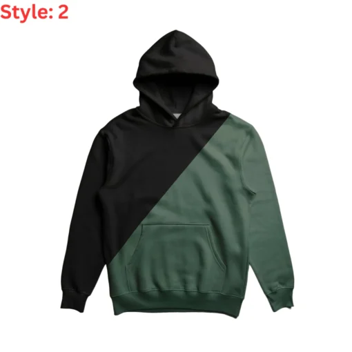 hoodie black and green