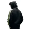 neon green and black hoodie