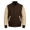 Wool and Leather Varsity Jacket