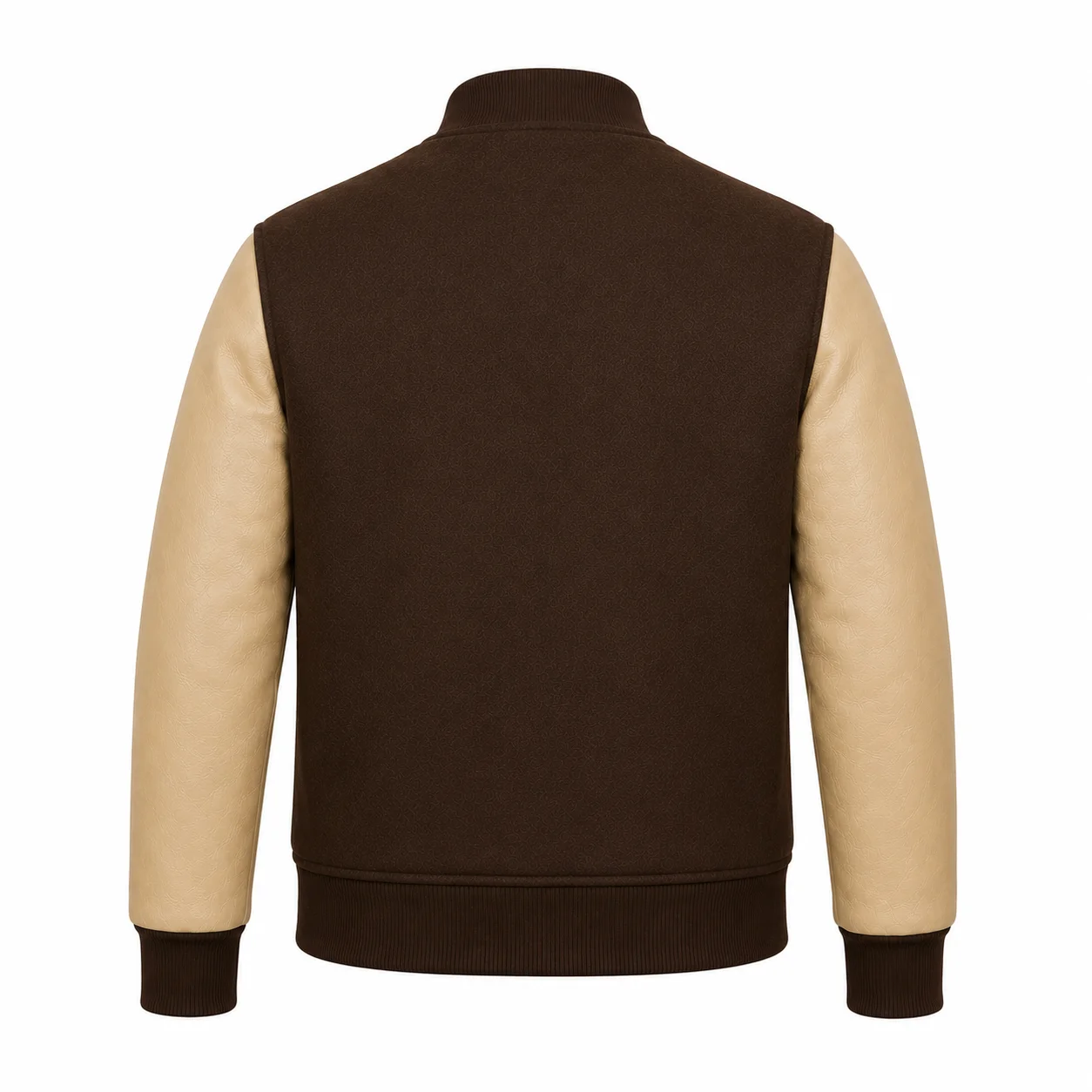 Wool and Leather Varsity Jacket - Image 2