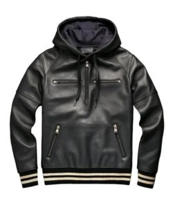 jeremiah charcoal black jacket hoodie