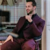 tate purple suit