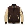 Wool And Leather Varsity Jacket