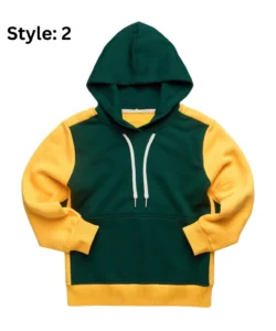 yellow and green hoodie