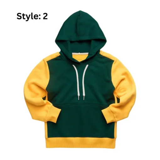 yellow and green hoodie