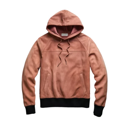 Elijah Rose Suede Pink Sweatshirt