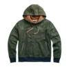 Joshua Charcoal Moss Suede Pullover Hoodie