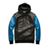 beau ford midnight leather hoodie