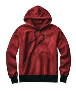 harvey suede classic red pullover