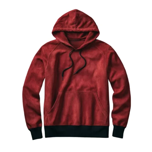 harvey suede classic red pullover