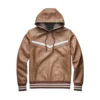 bradley brown leather sweatshirt