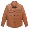 joel brown leather shirt